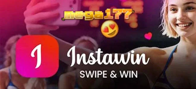 Tampilan antarmuka permainan Instawin dengan format kartu pos yang modern.